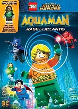 lego dc super heroes aquaman a fúria de atlântida - filmes de animação